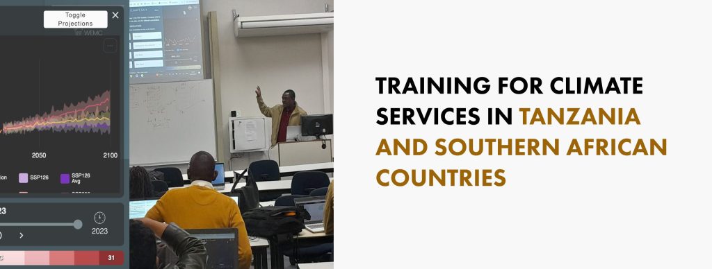 Training for climate services in Tanzania and Southern African Countries